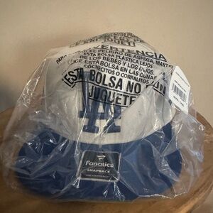 Los Angeles Dodgers Fanatics Glory Days Two-Tone Snapback Hat - Gray/Royal (NWT)